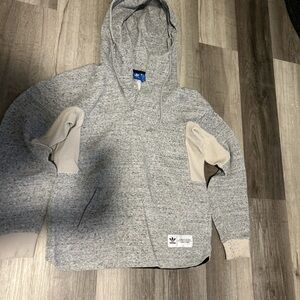 adidas men’s Gray Hoodie